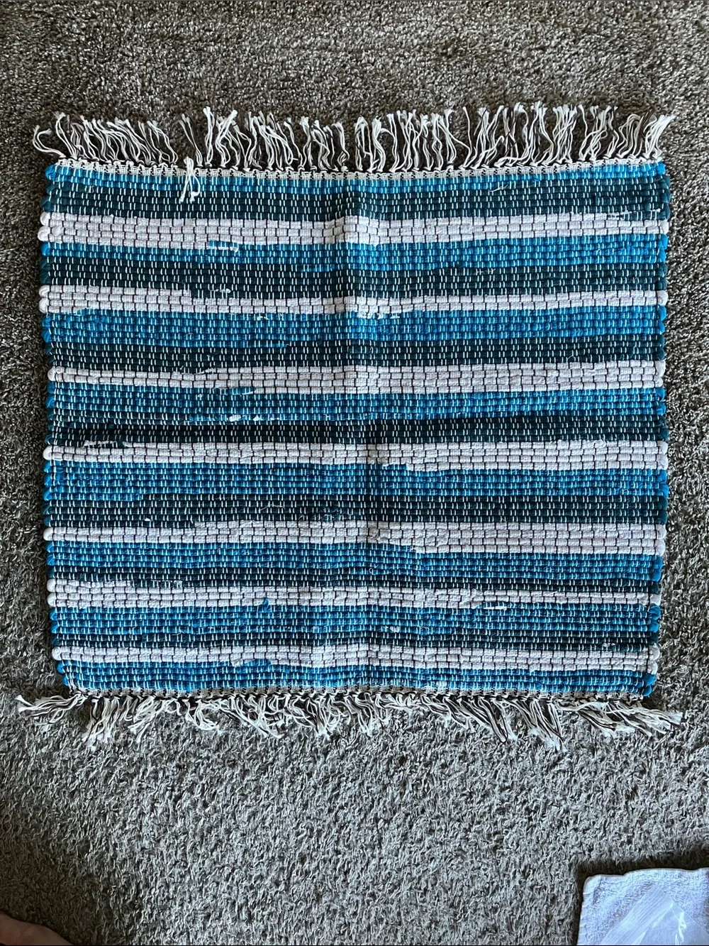 Handmade rag rug